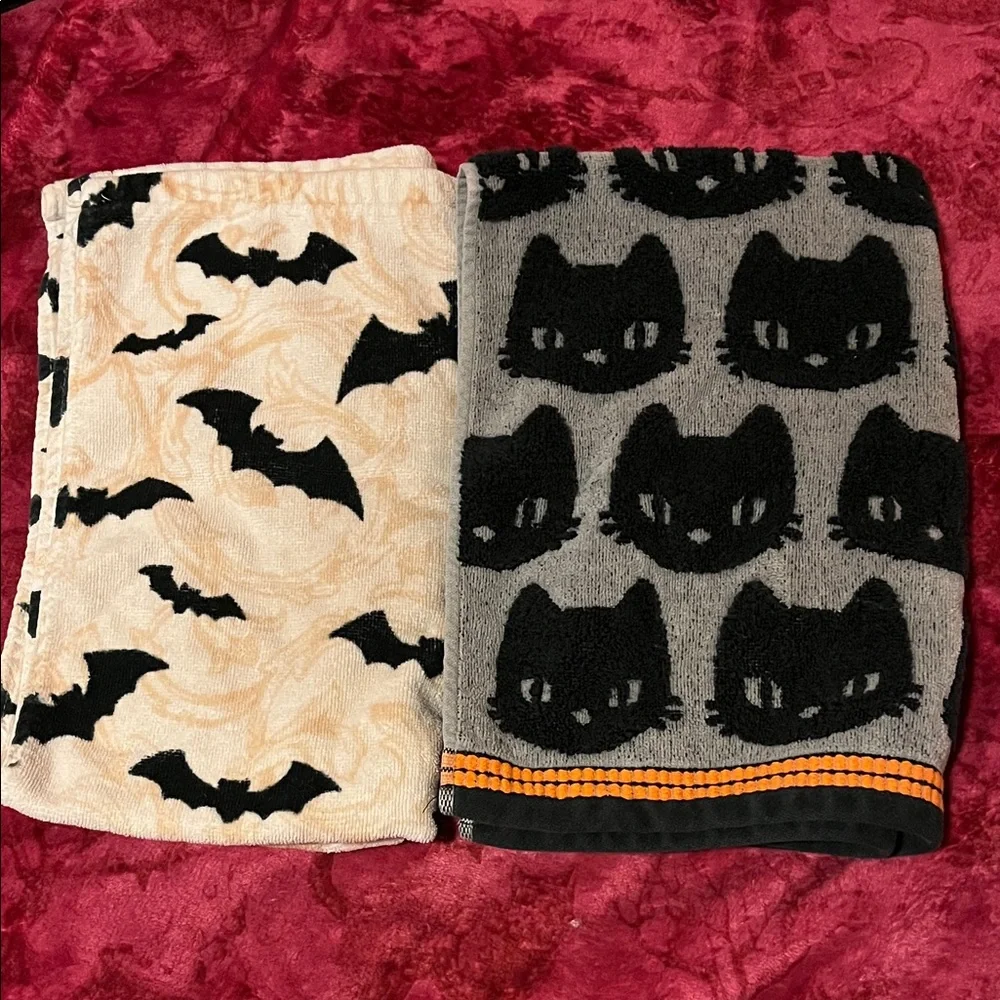 Halloween hand towels